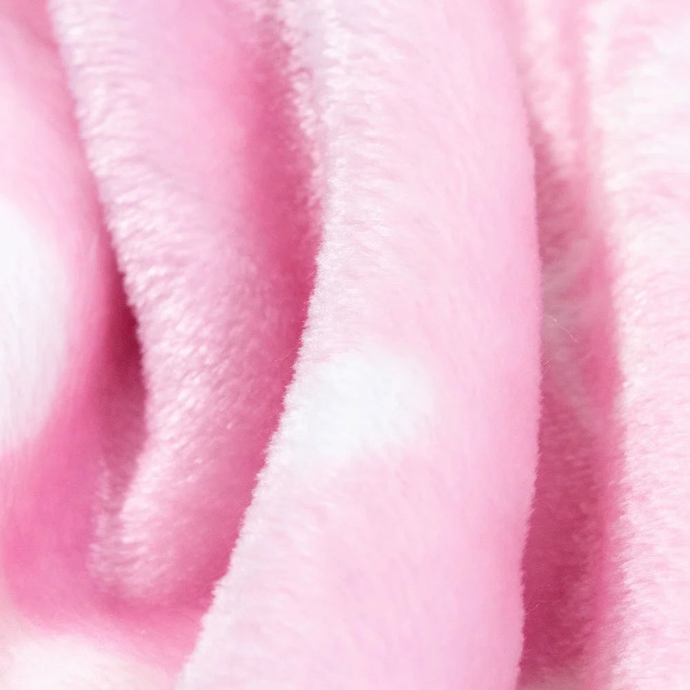 COBERTOR ANTIALÉRGICO PARA BEBÊ ESTAMPADINHO URSINHA MAYA ROSA CLARO