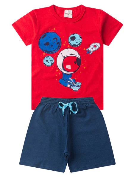 Roupa Infantil Menino Kit 6 Peças Verão 1 ao 14 Conjunto Masculino