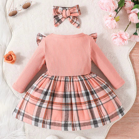 Vestido Baby Girl com Manga Longa