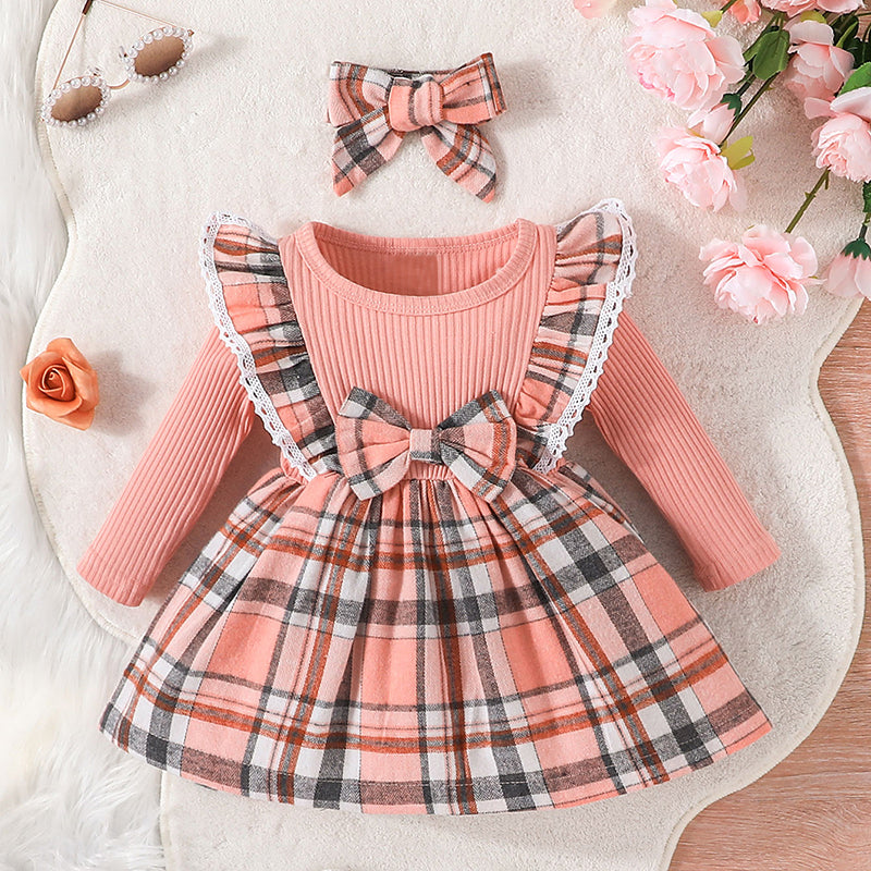 Vestido Baby Girl com Manga Longa
