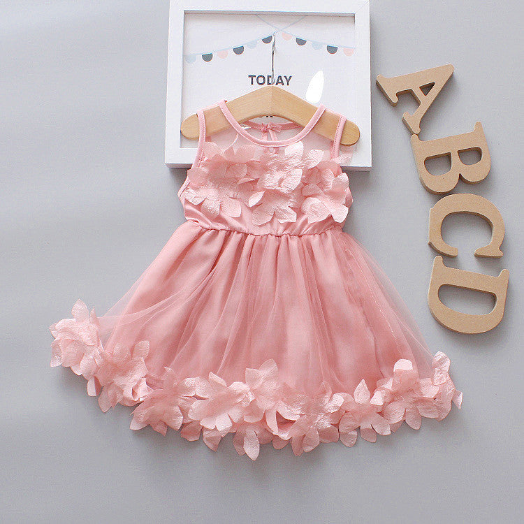 Vestido Chiffon Petal Fashion – Encanto e Leveza para Meninas
