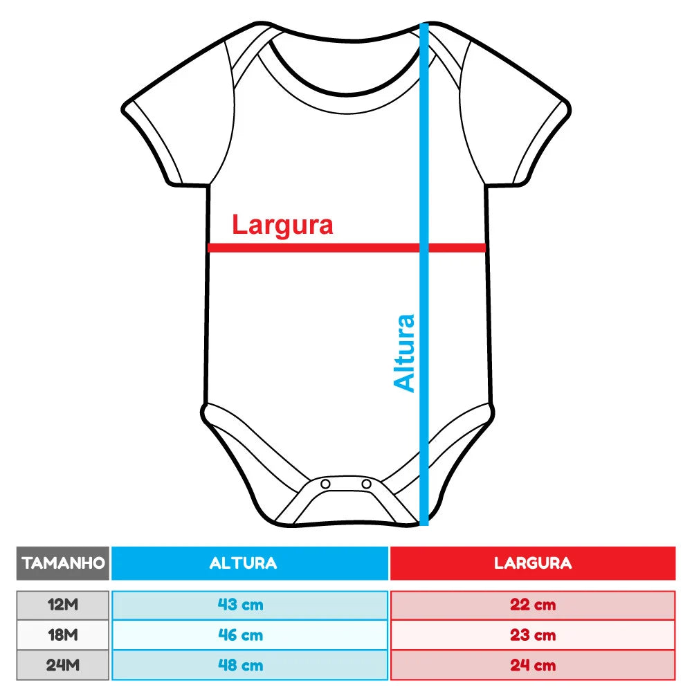 Conjunto Infantil Body e Bermuda Linho para Meninos 12 a 24M