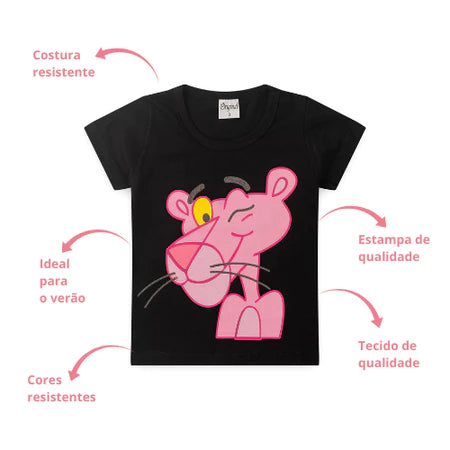 Kit 4 Blusas Meninas Estampadas Cores Sortidas do 3 ao 16 Anos Infantil Juvenil Femininas