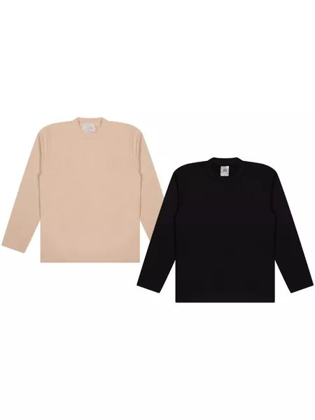 Kit 3 Blusas Térmicas Infantil Menina Manga Longa ou 2 Blusas Térmicas Manga longa Inverno Bebê