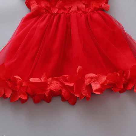 Vestido Chiffon Petal Fashion – Encanto e Leveza para Meninas