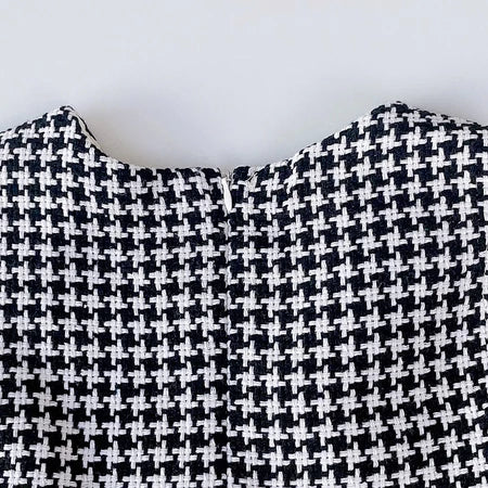 Conjunto De Roupas Para Meninas Líderes De Ursos 2-6 Anos Primavera Outono Colete De Malha Lisa + Casaco + Saco 3 Pcs De Festa